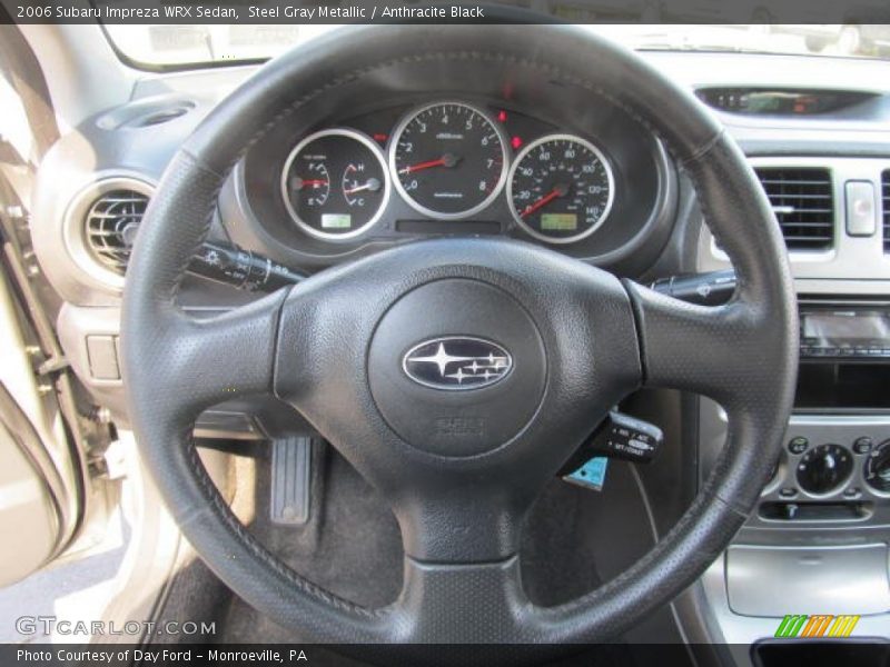 Steel Gray Metallic / Anthracite Black 2006 Subaru Impreza WRX Sedan