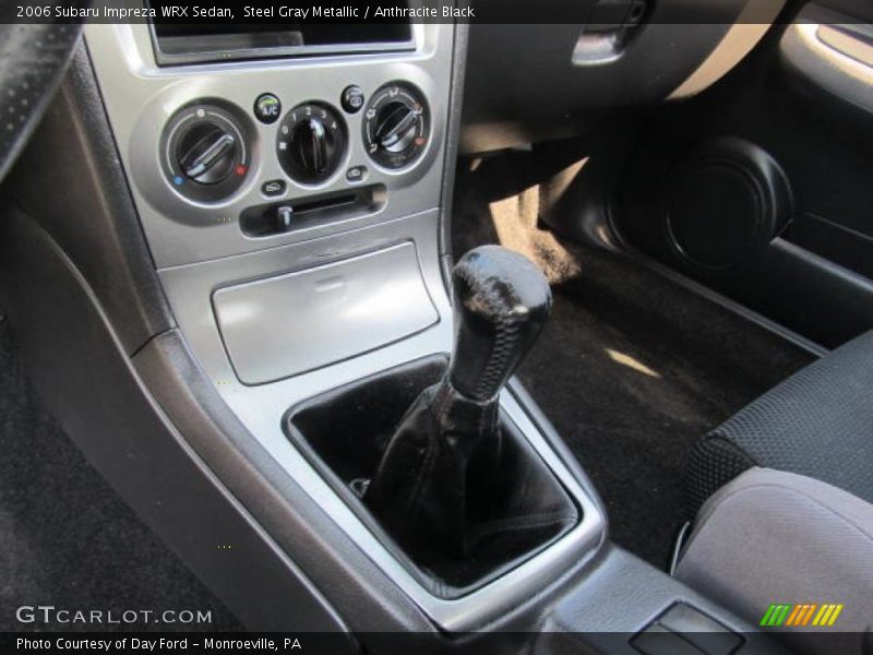 Steel Gray Metallic / Anthracite Black 2006 Subaru Impreza WRX Sedan