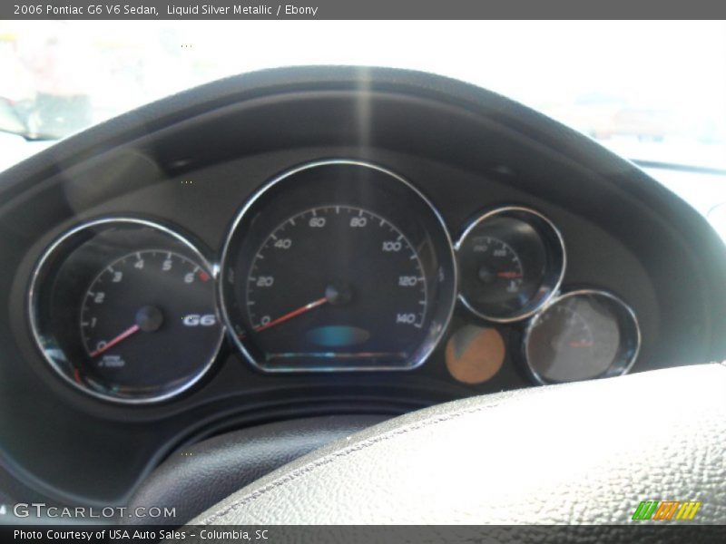 Liquid Silver Metallic / Ebony 2006 Pontiac G6 V6 Sedan