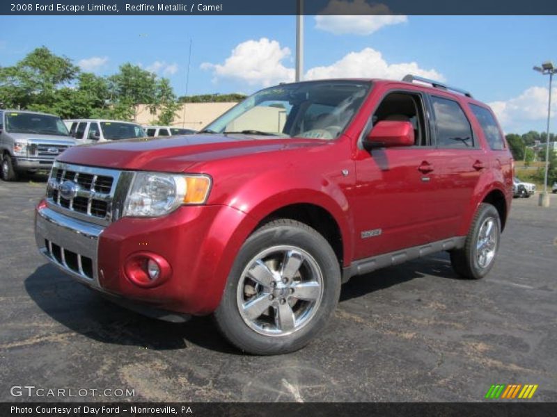 Redfire Metallic / Camel 2008 Ford Escape Limited