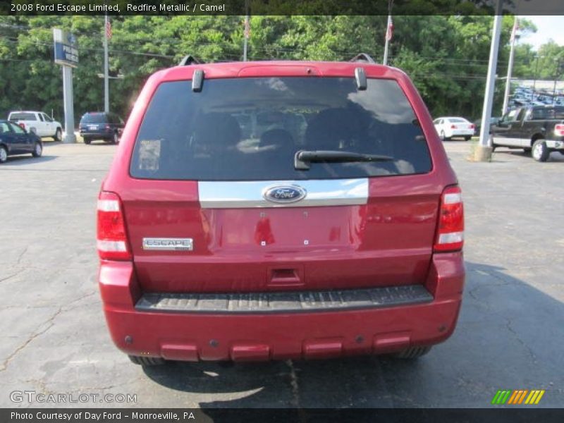 Redfire Metallic / Camel 2008 Ford Escape Limited
