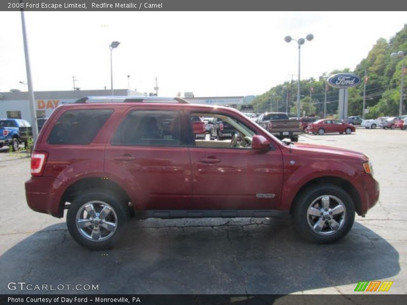 Redfire Metallic / Camel 2008 Ford Escape Limited