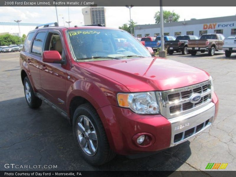 Redfire Metallic / Camel 2008 Ford Escape Limited