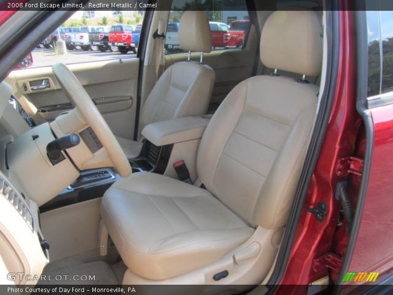 Redfire Metallic / Camel 2008 Ford Escape Limited