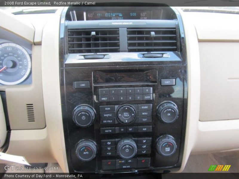 Redfire Metallic / Camel 2008 Ford Escape Limited