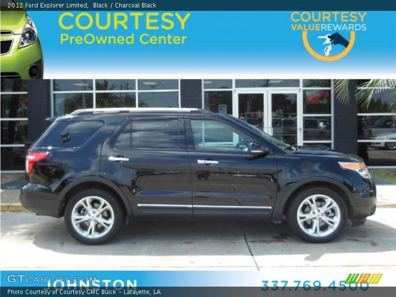 Black / Charcoal Black 2012 Ford Explorer Limited