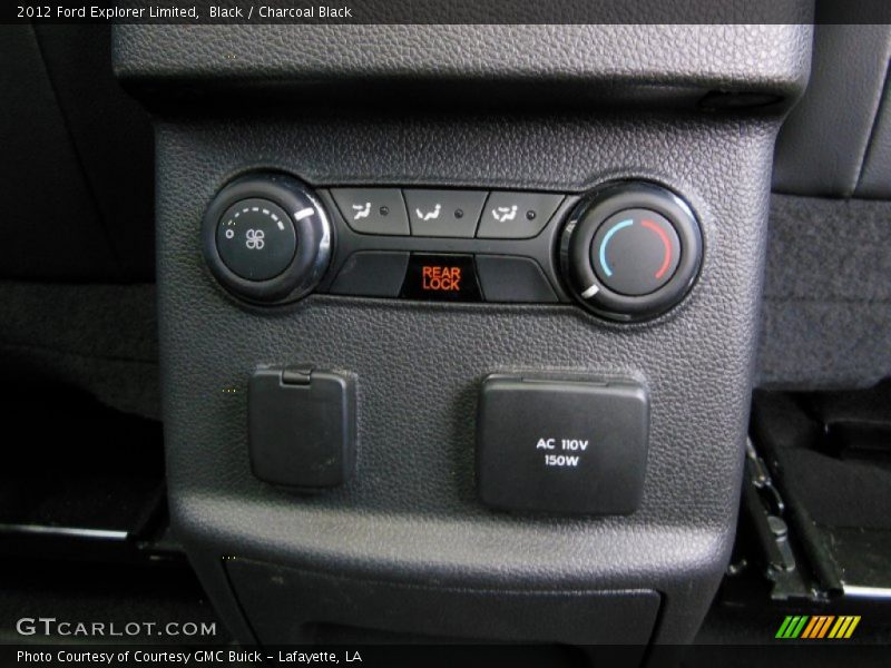 Black / Charcoal Black 2012 Ford Explorer Limited