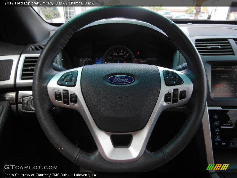 Black / Charcoal Black 2012 Ford Explorer Limited