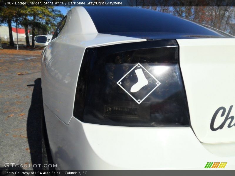 Stone White / Dark Slate Gray/Light Graystone 2007 Dodge Charger