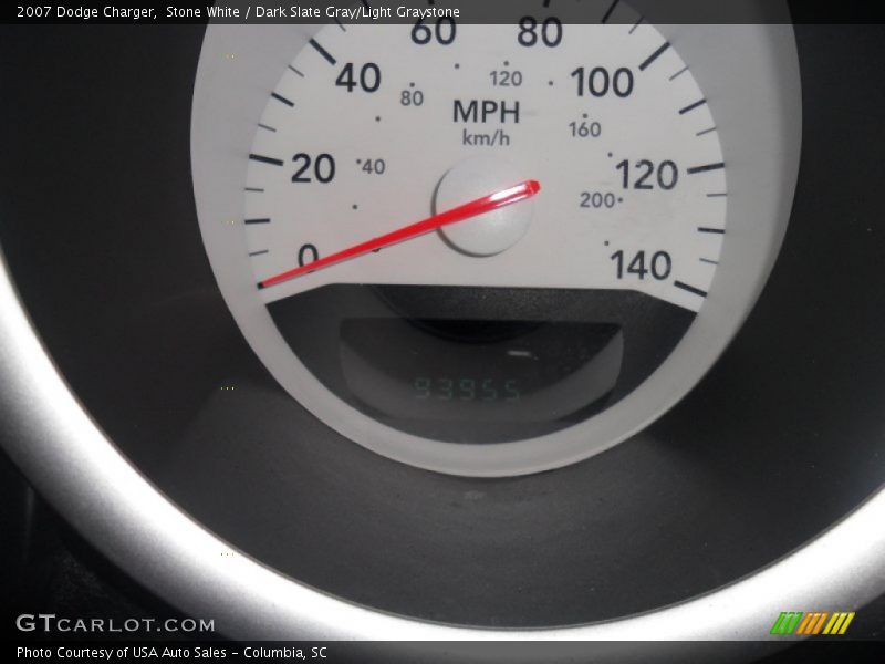 Stone White / Dark Slate Gray/Light Graystone 2007 Dodge Charger