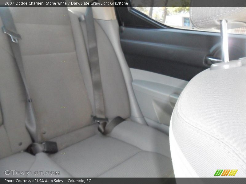 Stone White / Dark Slate Gray/Light Graystone 2007 Dodge Charger