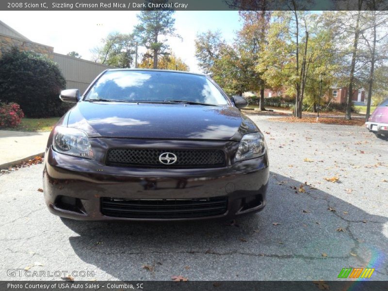 Sizzling Crimson Red Mica / Dark Charcoal Gray 2008 Scion tC