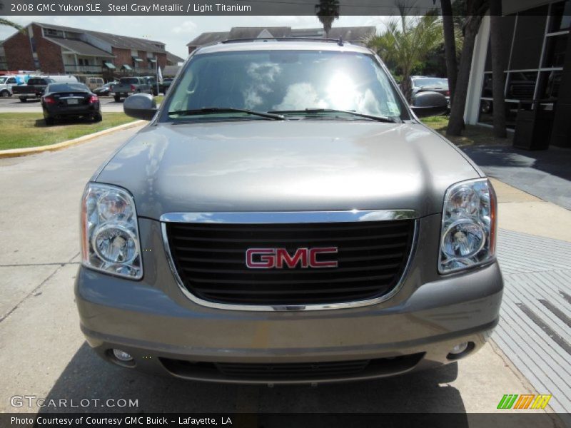 Steel Gray Metallic / Light Titanium 2008 GMC Yukon SLE