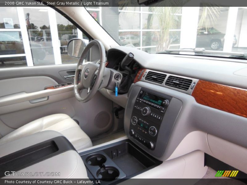 Steel Gray Metallic / Light Titanium 2008 GMC Yukon SLE