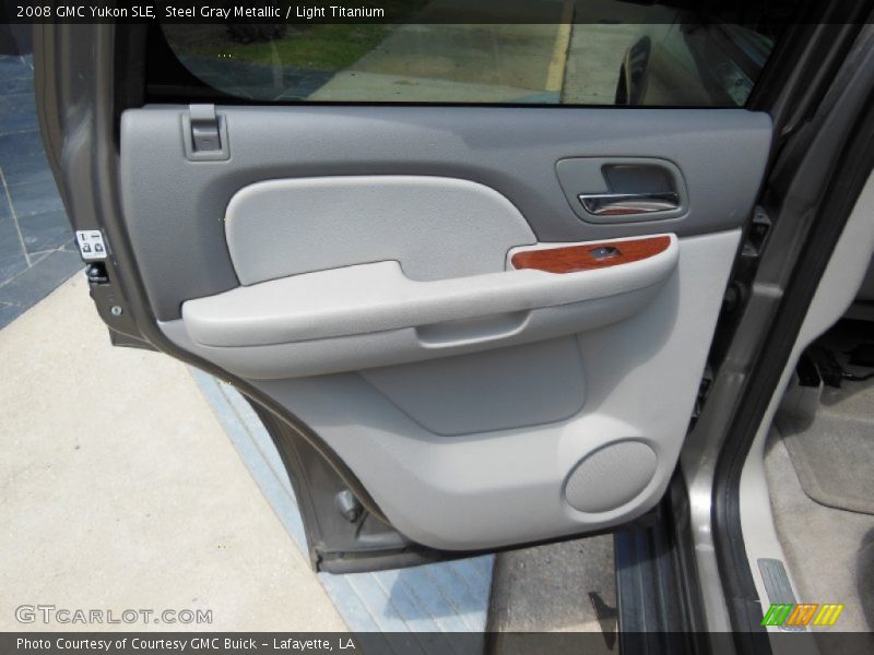 Steel Gray Metallic / Light Titanium 2008 GMC Yukon SLE