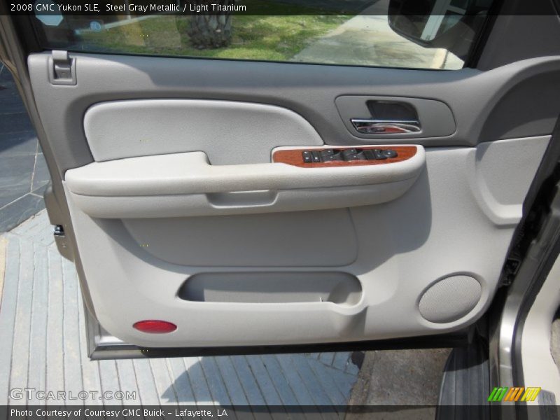 Steel Gray Metallic / Light Titanium 2008 GMC Yukon SLE