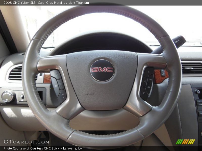 Steel Gray Metallic / Light Titanium 2008 GMC Yukon SLE