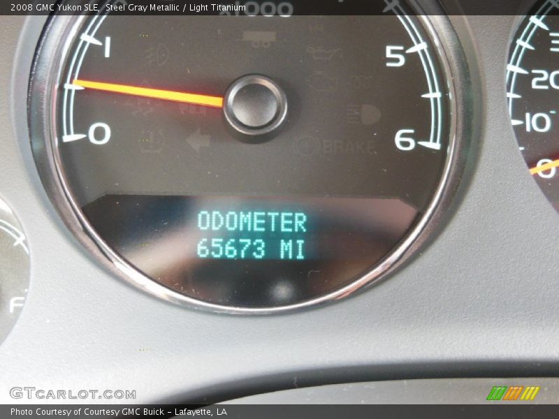 Steel Gray Metallic / Light Titanium 2008 GMC Yukon SLE