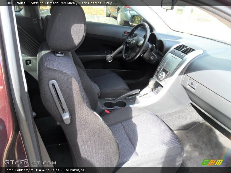 Sizzling Crimson Red Mica / Dark Charcoal Gray 2008 Scion tC