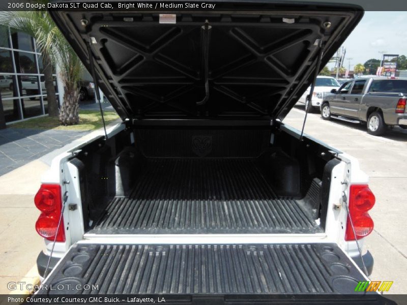 Bright White / Medium Slate Gray 2006 Dodge Dakota SLT Quad Cab