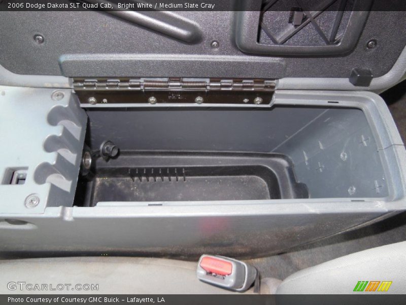 Bright White / Medium Slate Gray 2006 Dodge Dakota SLT Quad Cab
