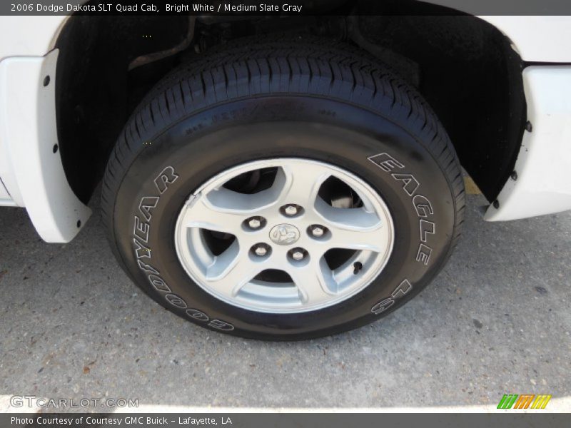 Bright White / Medium Slate Gray 2006 Dodge Dakota SLT Quad Cab
