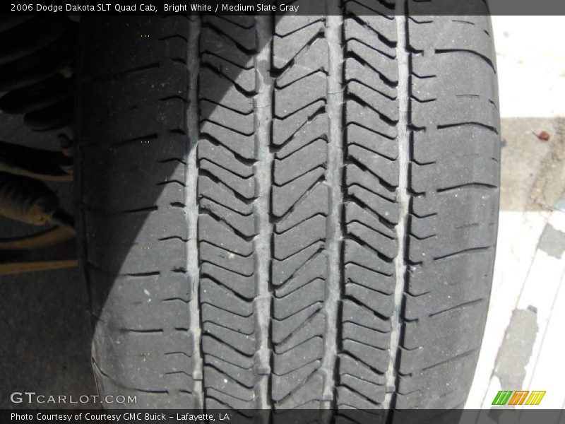 Bright White / Medium Slate Gray 2006 Dodge Dakota SLT Quad Cab