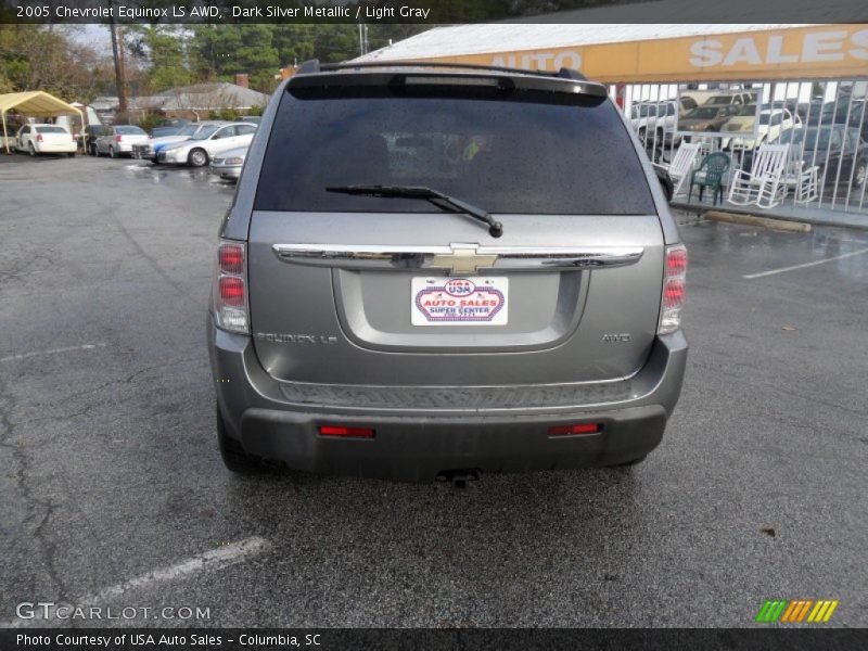Dark Silver Metallic / Light Gray 2005 Chevrolet Equinox LS AWD