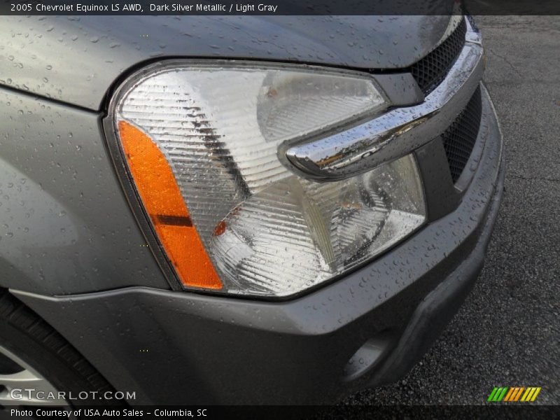 Dark Silver Metallic / Light Gray 2005 Chevrolet Equinox LS AWD