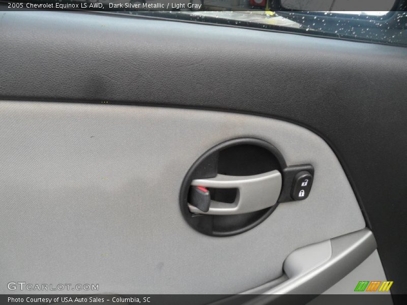 Dark Silver Metallic / Light Gray 2005 Chevrolet Equinox LS AWD