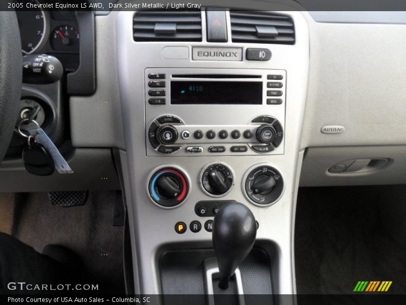 Dark Silver Metallic / Light Gray 2005 Chevrolet Equinox LS AWD