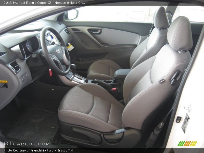  2013 Elantra Coupe GS Gray Interior