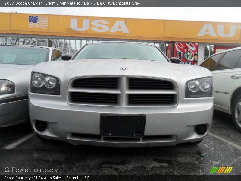 Bright Silver Metallic / Dark Slate Gray/Light Slate Gray 2007 Dodge Charger