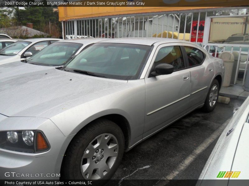 Bright Silver Metallic / Dark Slate Gray/Light Slate Gray 2007 Dodge Charger