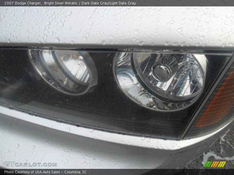 Bright Silver Metallic / Dark Slate Gray/Light Slate Gray 2007 Dodge Charger