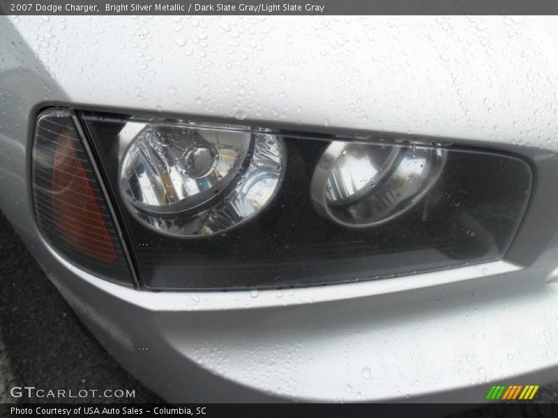 Bright Silver Metallic / Dark Slate Gray/Light Slate Gray 2007 Dodge Charger