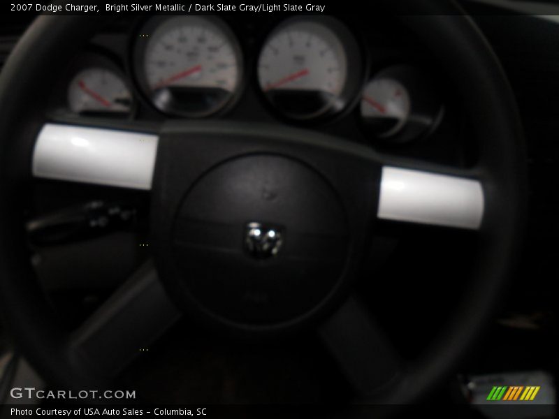 Bright Silver Metallic / Dark Slate Gray/Light Slate Gray 2007 Dodge Charger