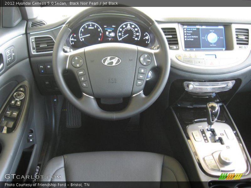 Dashboard of 2012 Genesis 5.0 Sedan