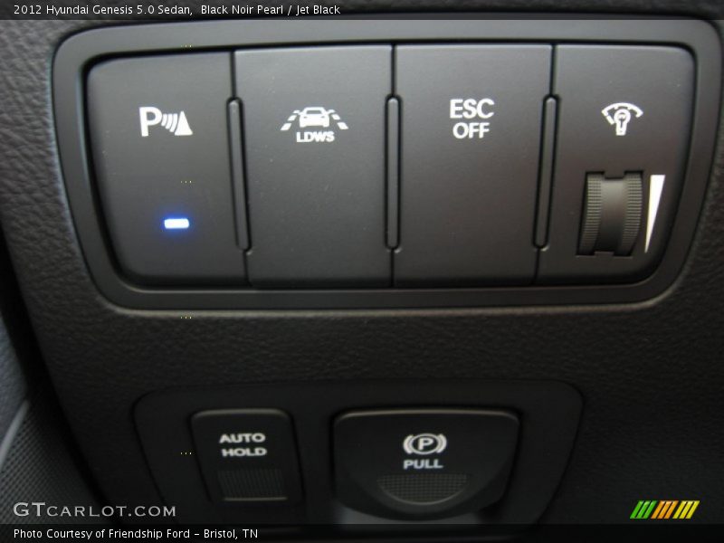 Black Noir Pearl / Jet Black 2012 Hyundai Genesis 5.0 Sedan