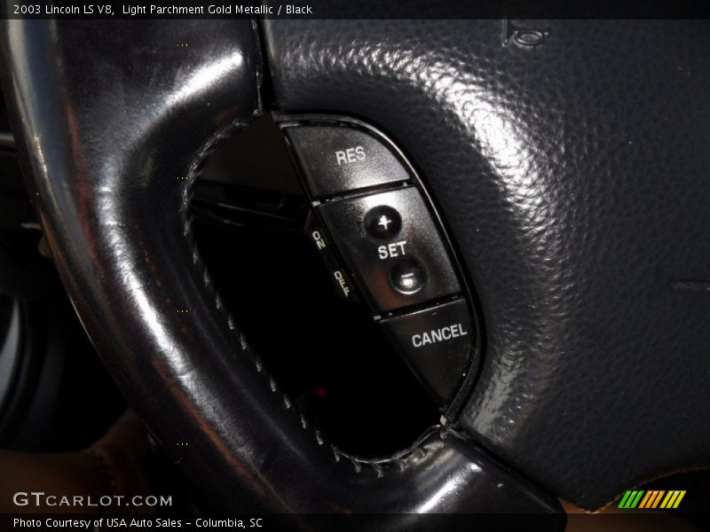 Light Parchment Gold Metallic / Black 2003 Lincoln LS V8