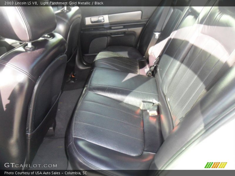 Light Parchment Gold Metallic / Black 2003 Lincoln LS V8
