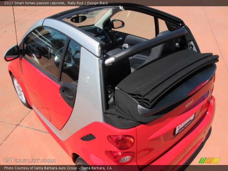 Sunroof of 2013 fortwo passion cabriolet