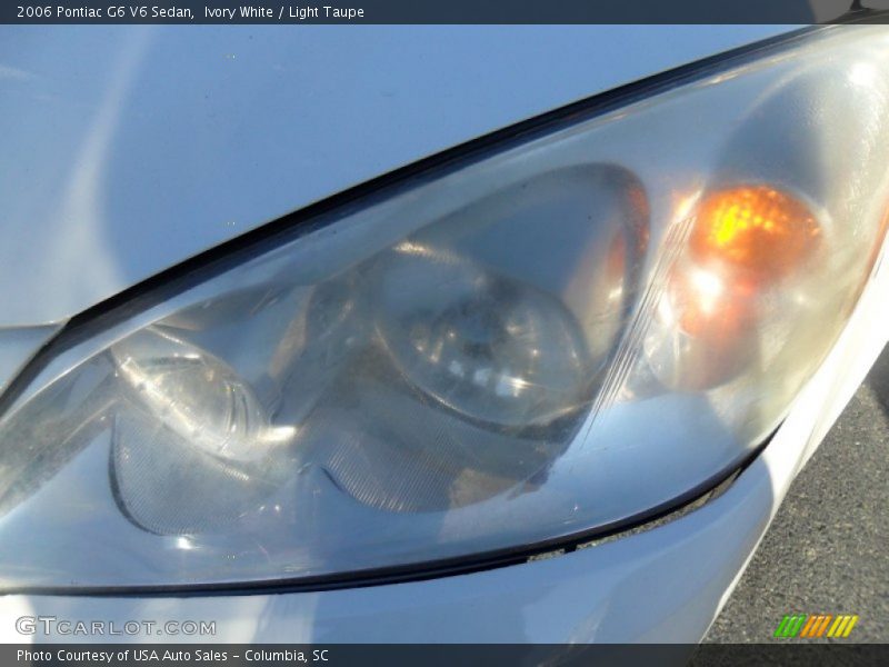 Ivory White / Light Taupe 2006 Pontiac G6 V6 Sedan