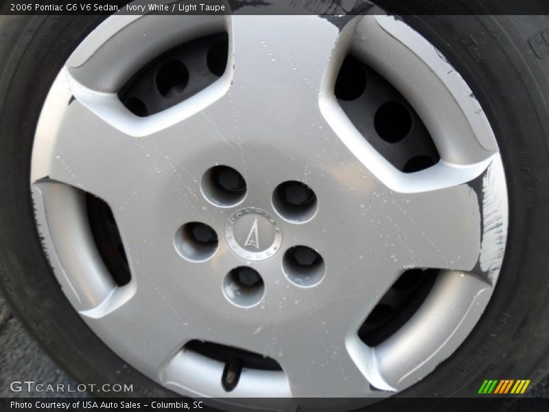 Ivory White / Light Taupe 2006 Pontiac G6 V6 Sedan