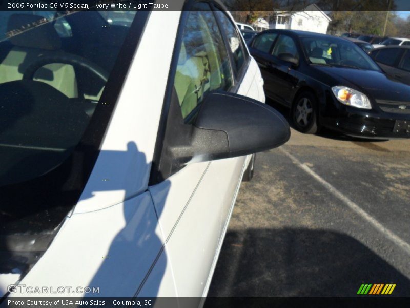 Ivory White / Light Taupe 2006 Pontiac G6 V6 Sedan