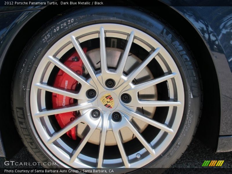 Dark Blue Metallic / Black 2012 Porsche Panamera Turbo
