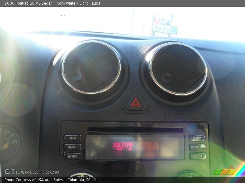 Ivory White / Light Taupe 2006 Pontiac G6 V6 Sedan