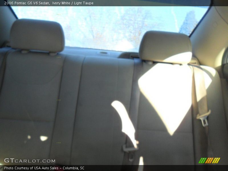 Ivory White / Light Taupe 2006 Pontiac G6 V6 Sedan