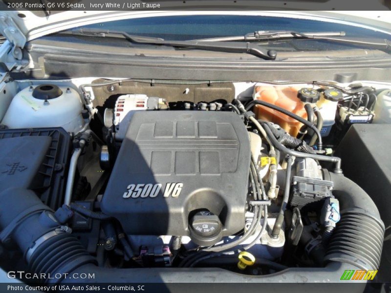 Ivory White / Light Taupe 2006 Pontiac G6 V6 Sedan
