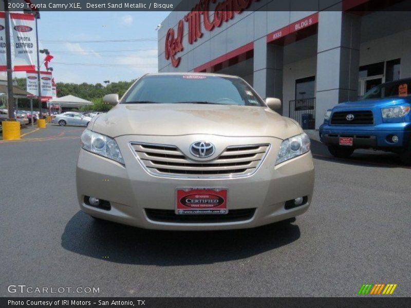 Desert Sand Metallic / Bisque 2009 Toyota Camry XLE